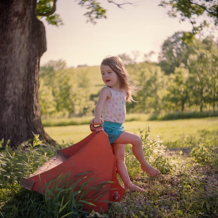 Abigail On Bucket June 7 2020 Yashica D Portra 160